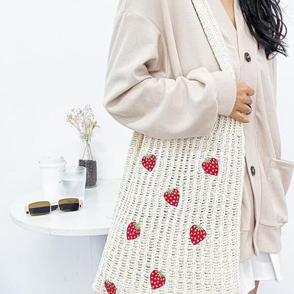 Handbags - Cute Strawberry Shoulder Bag